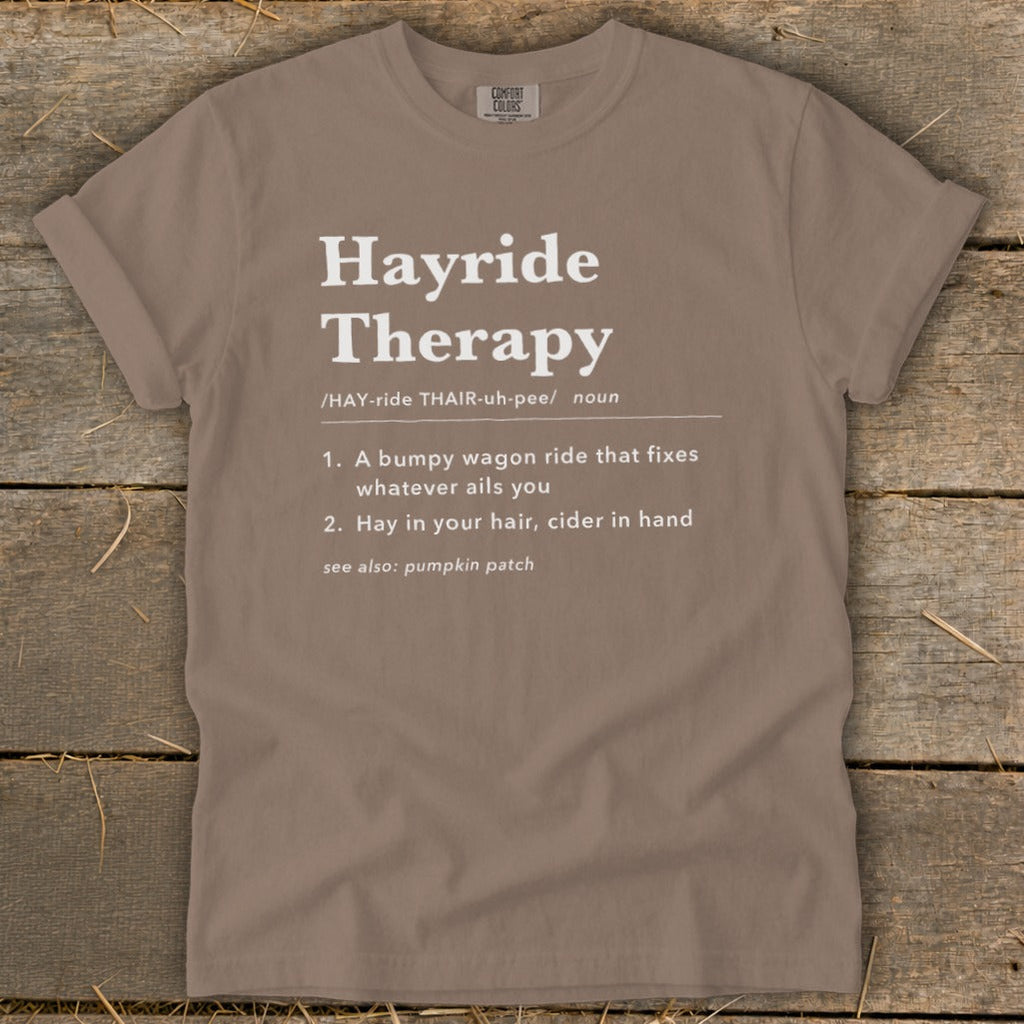 Hayride Therapy Definition Signature Tee product image 5