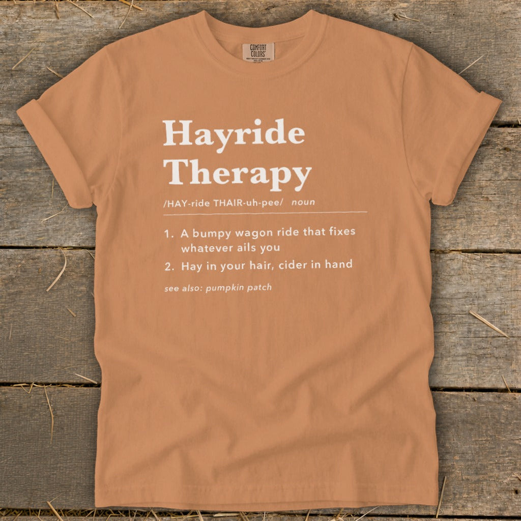 Hayride Therapy Definition Signature Tee product image 6