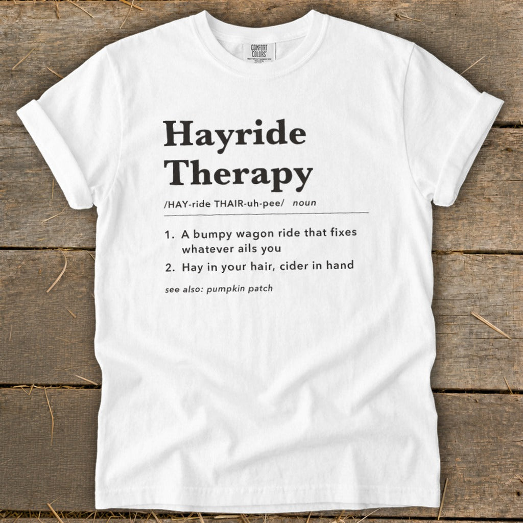 Hayride Therapy Definition Signature Tee product image 7