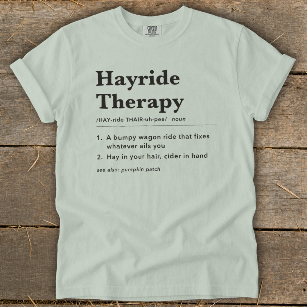 Hayride Therapy Definition Signature Tee product image 9
