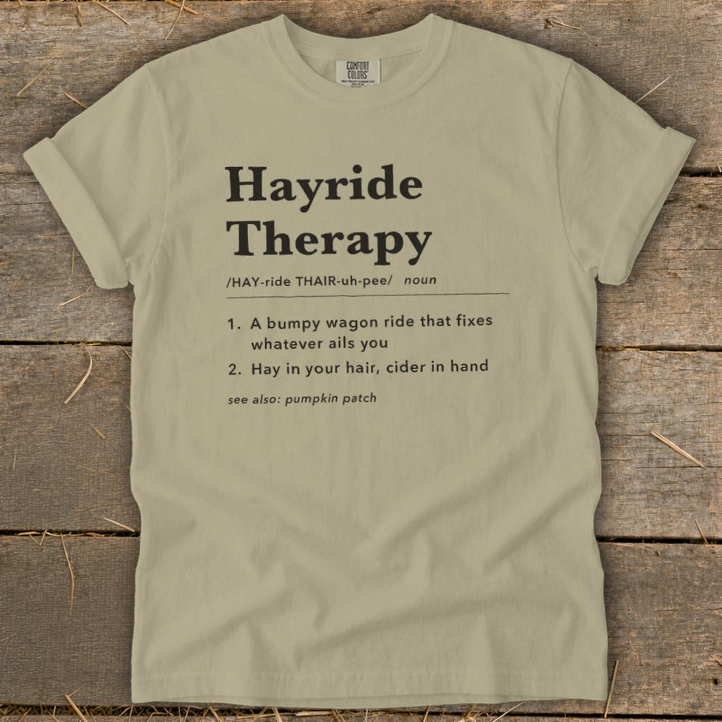 Hayride Therapy Definition Signature Tee product image 1