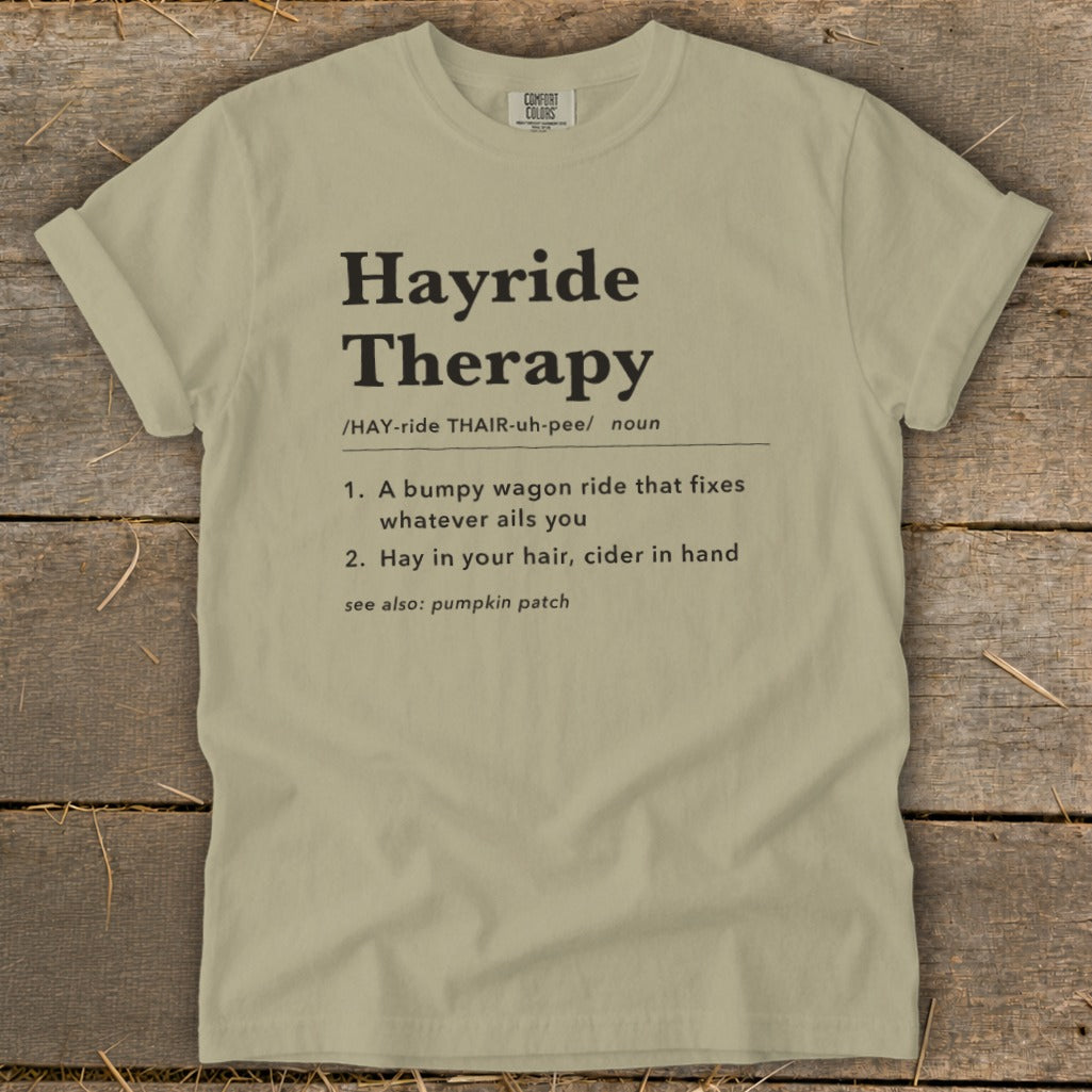 Hayride Therapy Definition Signature Tee product image 1