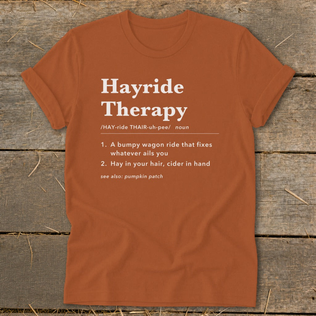 Hayride Therapy Definition Softstyle Tee product image 10