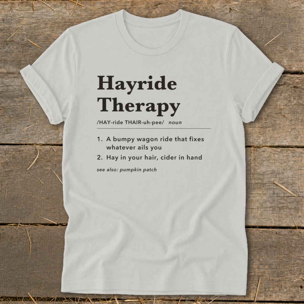 Hayride Therapy Definition Softstyle Tee product image 3
