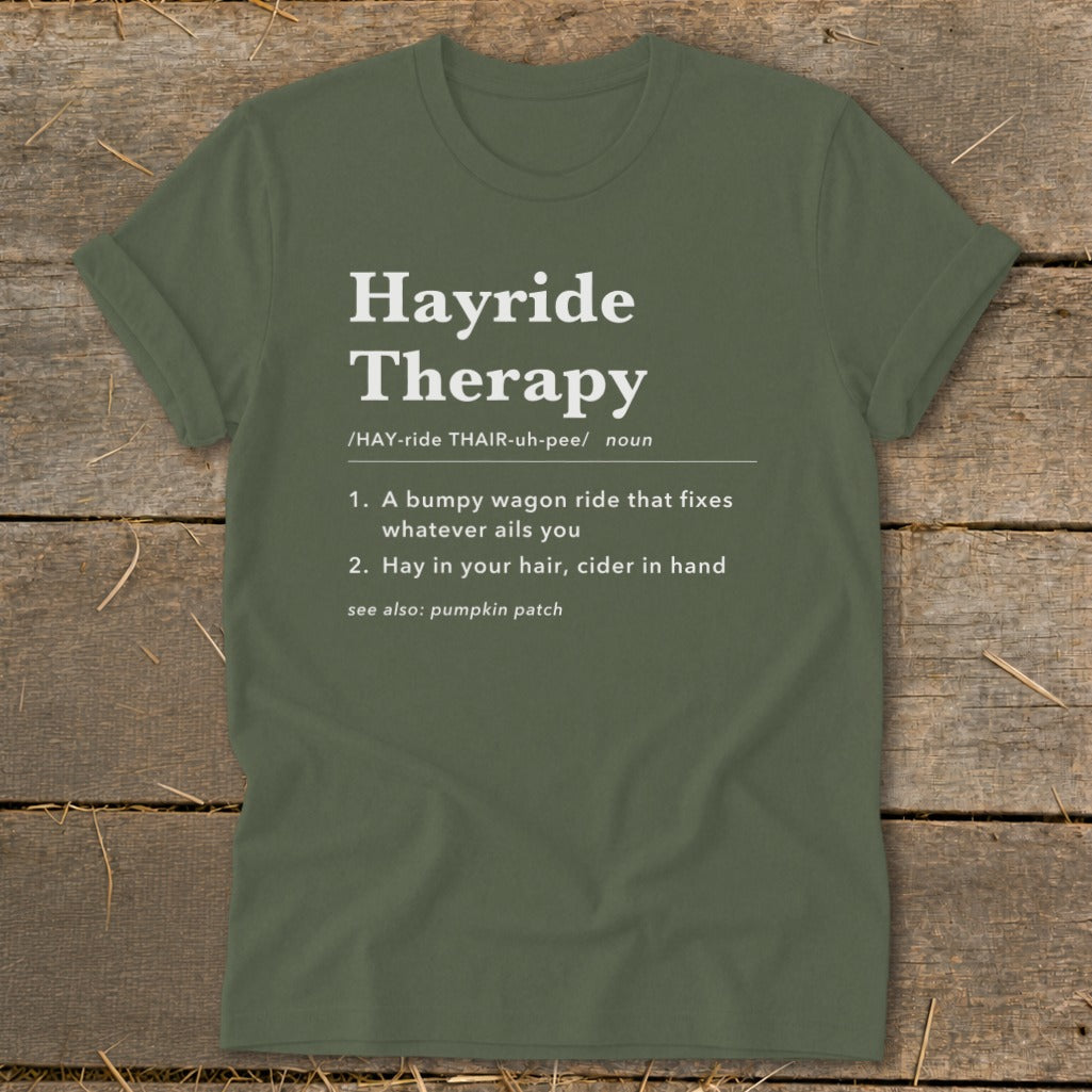Hayride Therapy Definition Softstyle Tee product image 4