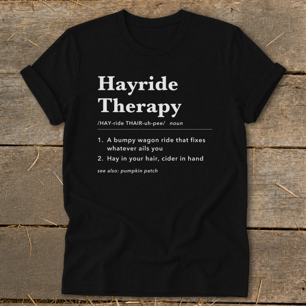 Hayride Therapy Definition Softstyle Tee product image 5