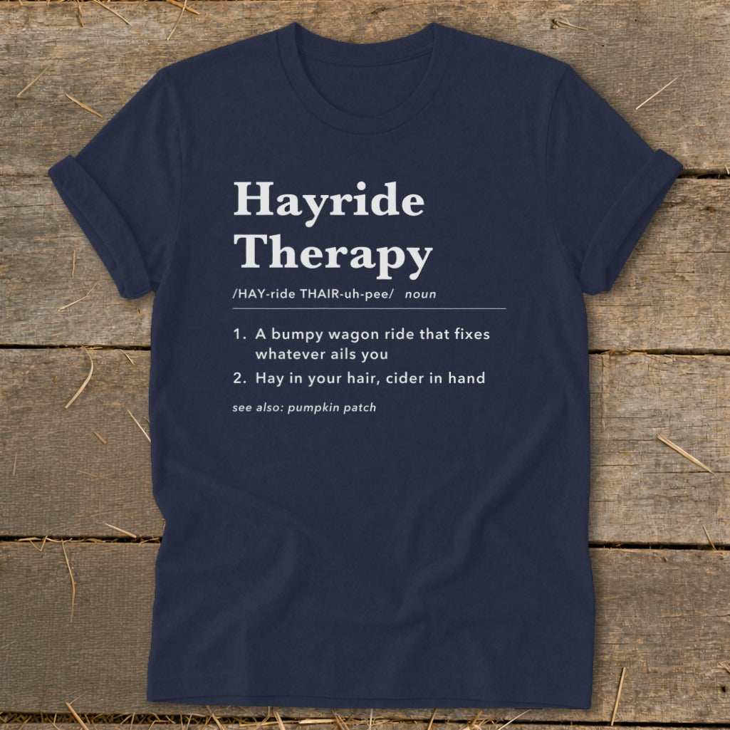 Hayride Therapy Definition Softstyle Tee product image 6