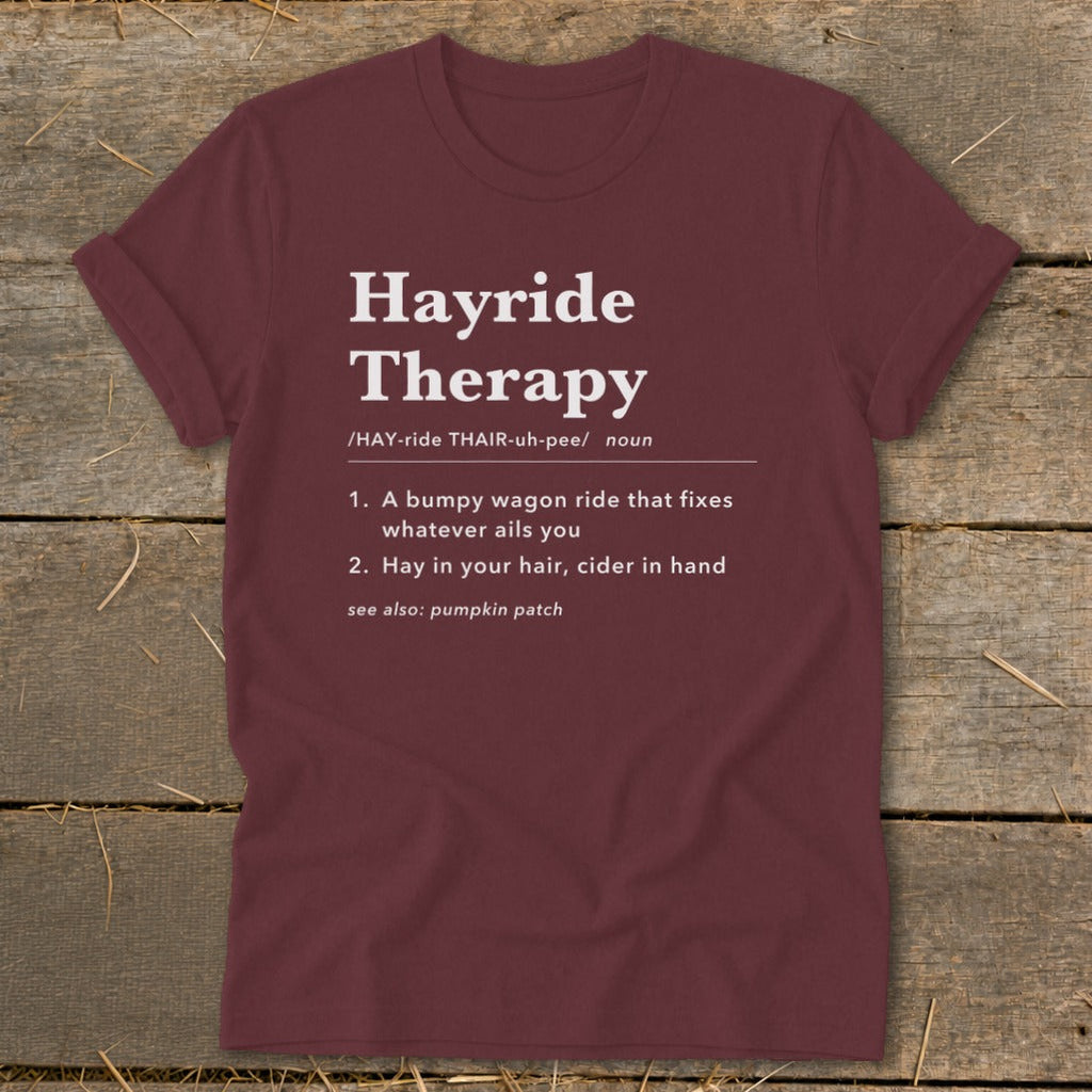 Hayride Therapy Definition Softstyle Tee product image 7