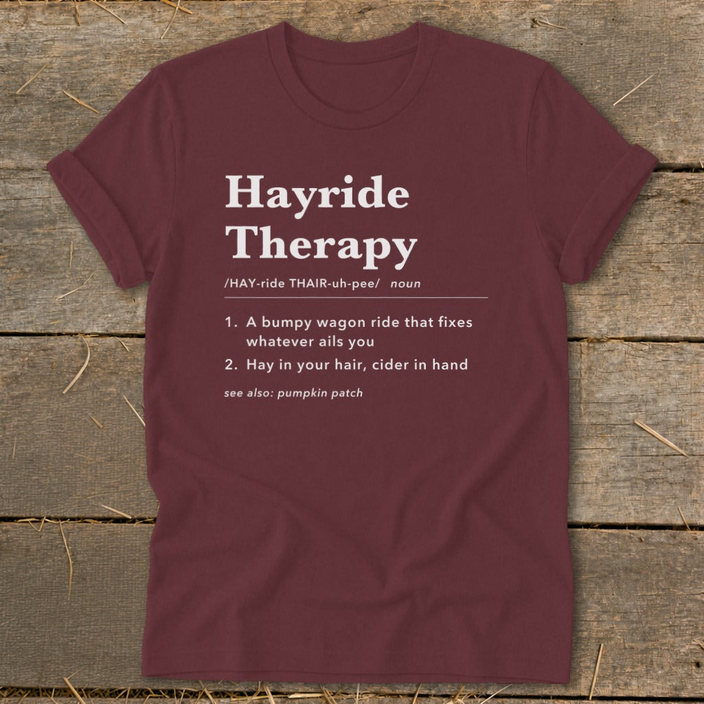 Hayride Therapy Definition Softstyle Tee product image 7