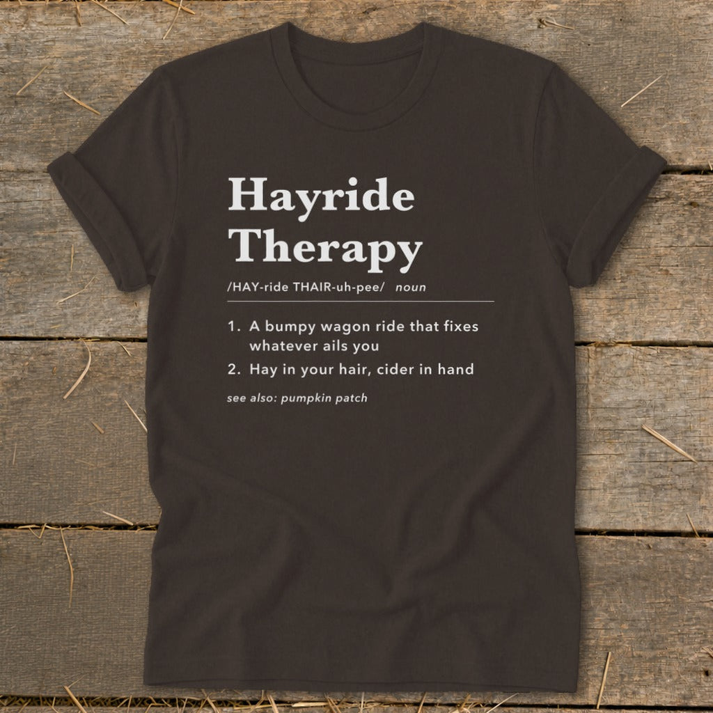 Hayride Therapy Definition Softstyle Tee product image 8