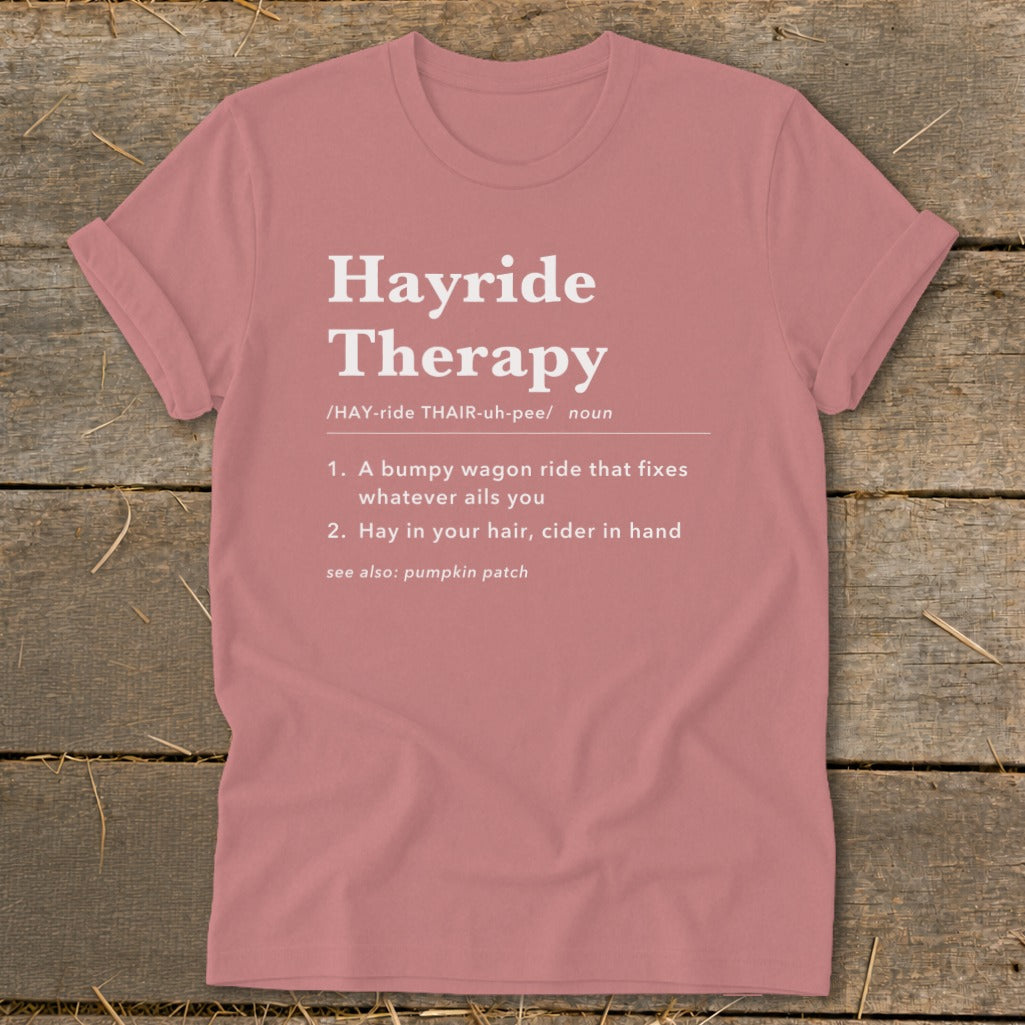 Hayride Therapy Definition Softstyle Tee product image 9
