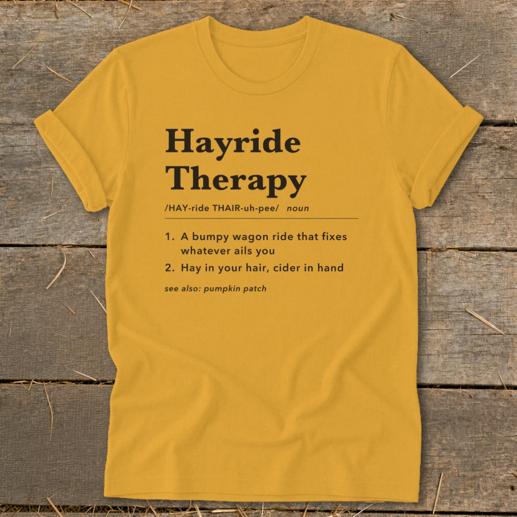 Hayride Therapy Definition Softstyle Tee product image 1