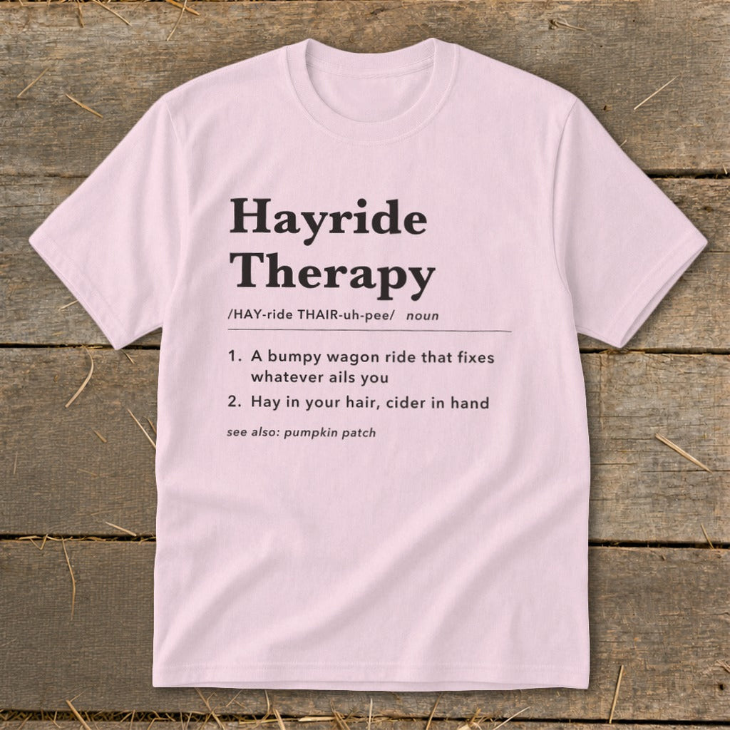 Hayride Therapy Definition Youth Tee product image 9