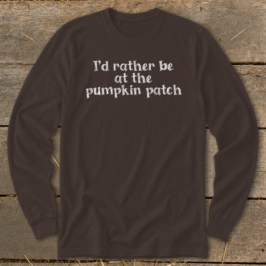 I'd Rather Be at the Pumpkin Patch Long Sleeve Tee product image 10