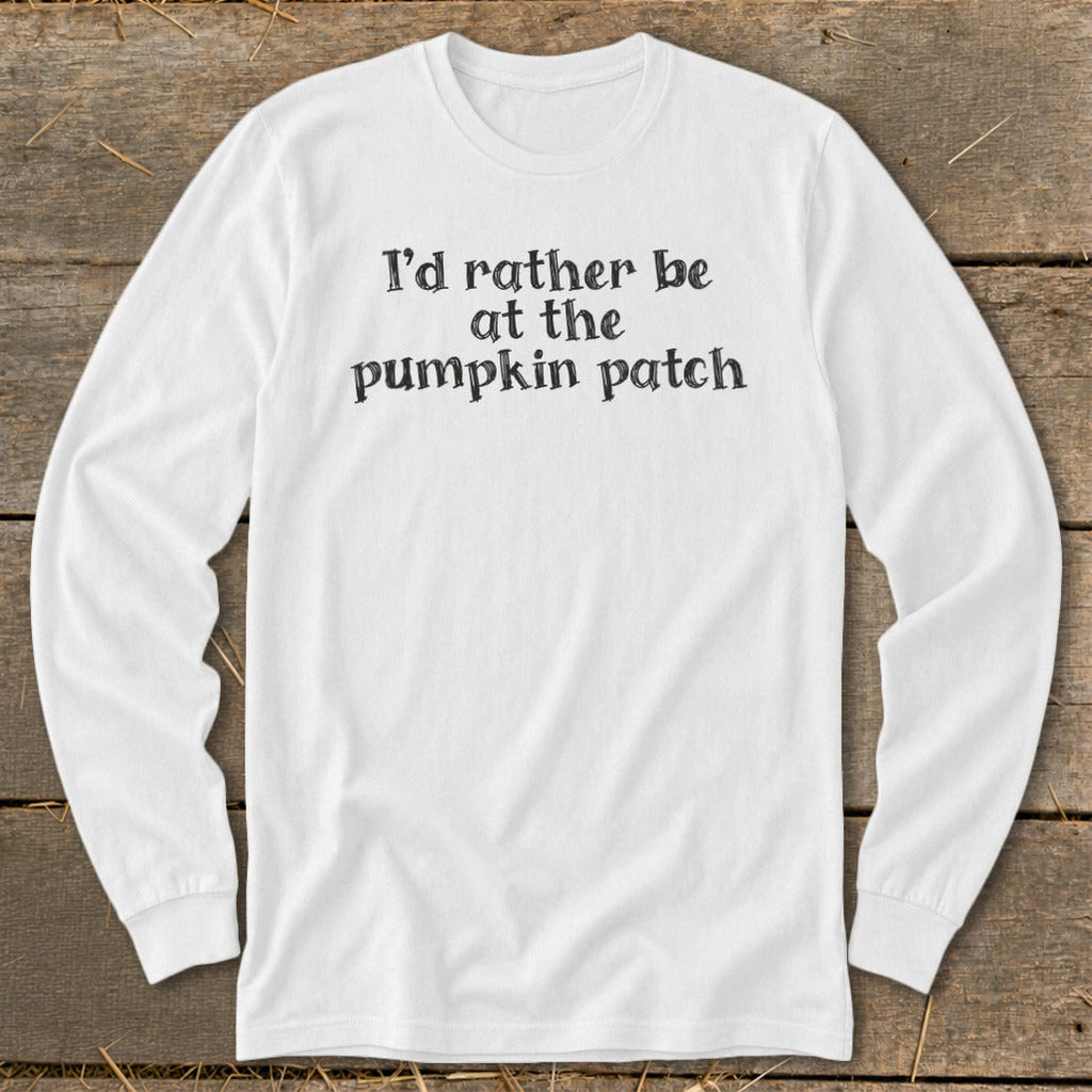 I'd Rather Be at the Pumpkin Patch Long Sleeve Tee product image 2