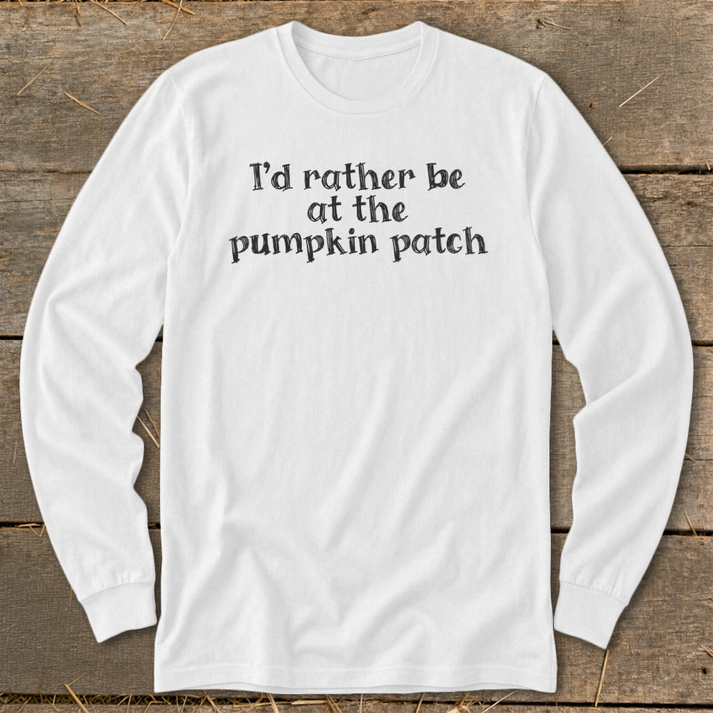 I'd Rather Be at the Pumpkin Patch Long Sleeve Tee product image 2