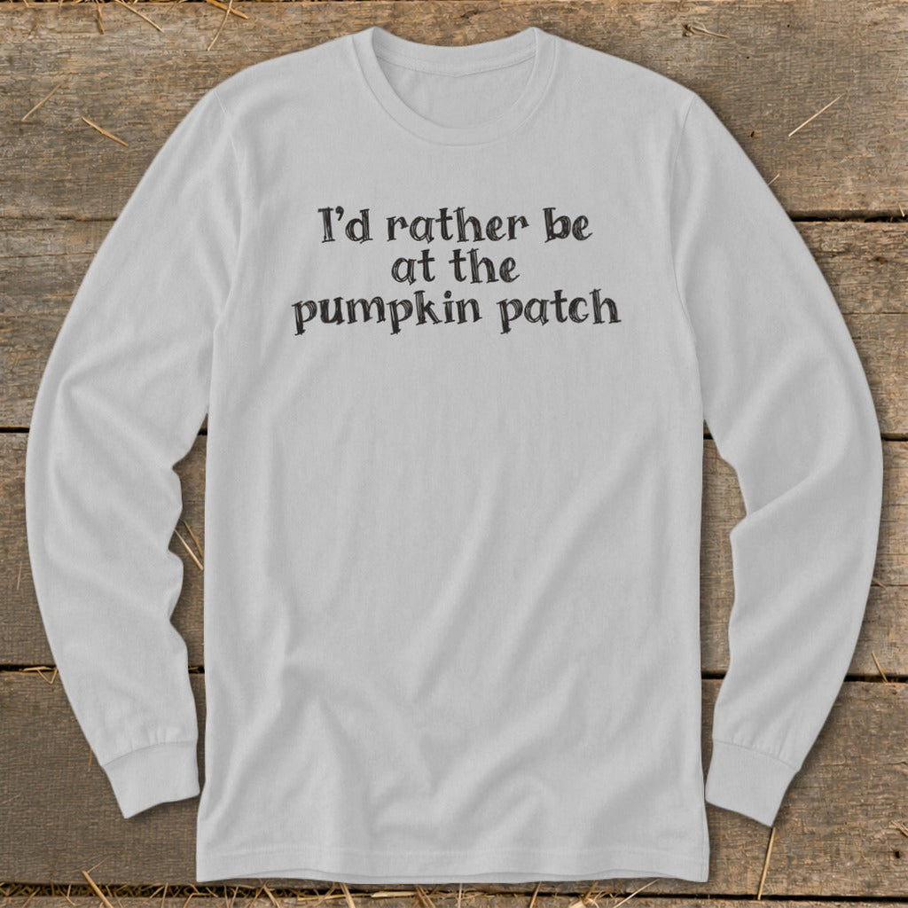 I'd Rather Be at the Pumpkin Patch Long Sleeve Tee product image 3