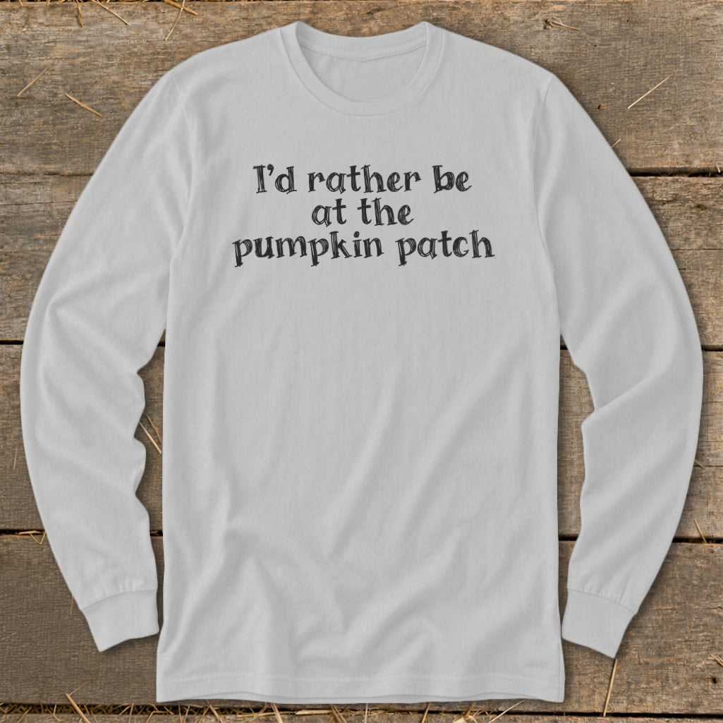 I'd Rather Be at the Pumpkin Patch Long Sleeve Tee product image 3