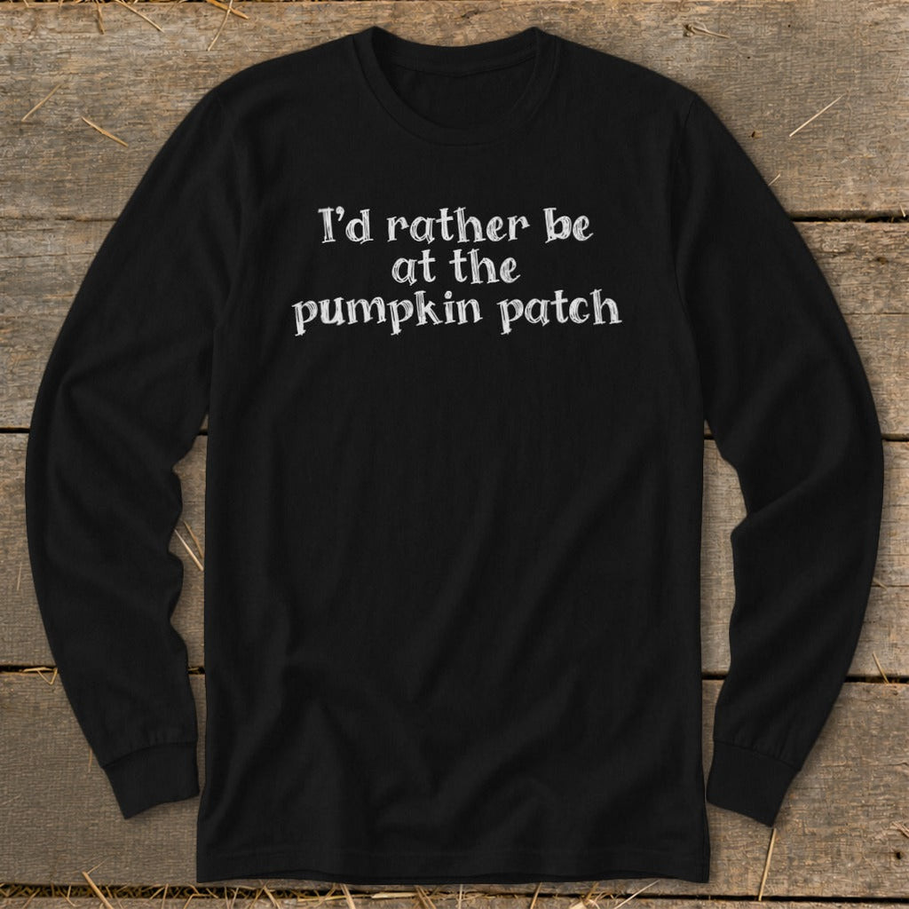 I'd Rather Be at the Pumpkin Patch Long Sleeve Tee product image 4