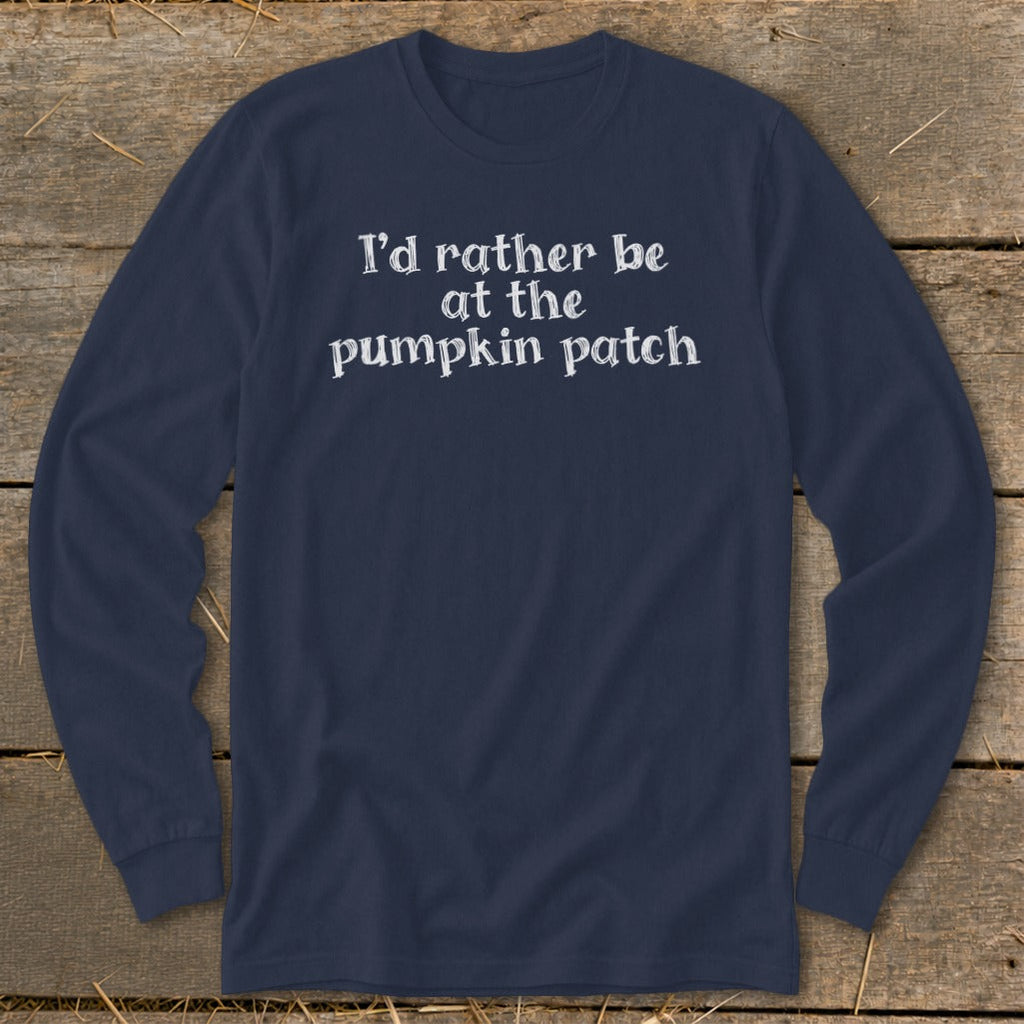 I'd Rather Be at the Pumpkin Patch Long Sleeve Tee product image 5