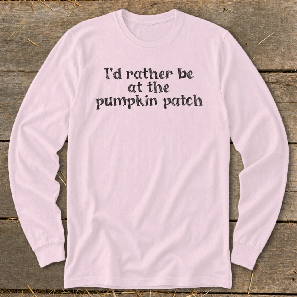 I'd Rather Be at the Pumpkin Patch Long Sleeve Tee product image 8