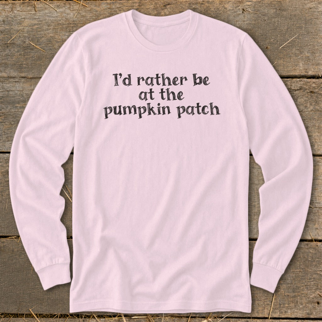 I'd Rather Be at the Pumpkin Patch Long Sleeve Tee product image 8
