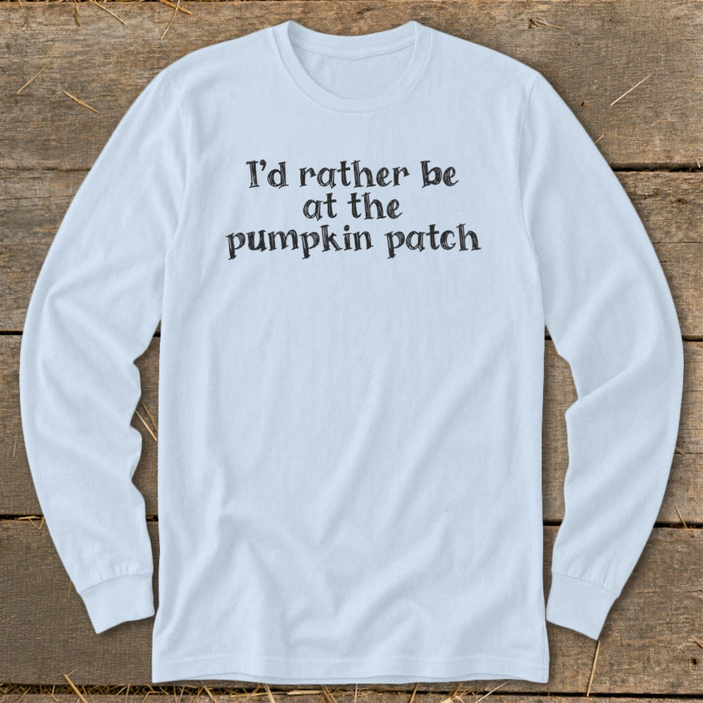 I'd Rather Be at the Pumpkin Patch Long Sleeve Tee product image 9