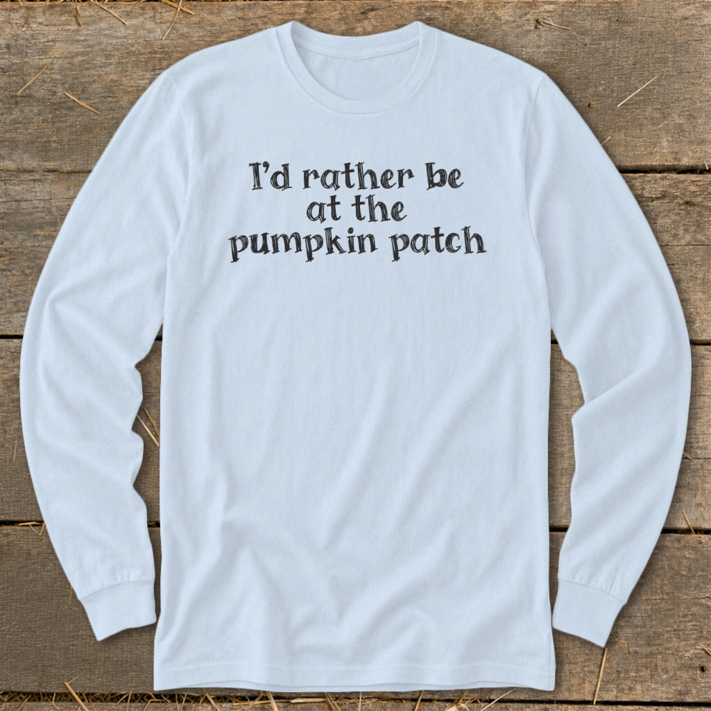 I'd Rather Be at the Pumpkin Patch Long Sleeve Tee product image 9