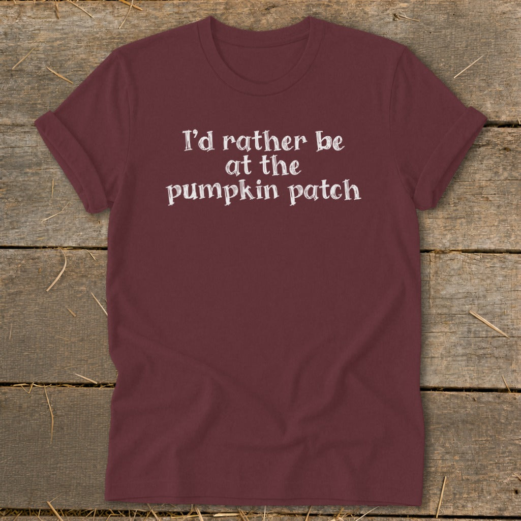 I'd Rather Be at the Pumpkin Patch Softstyle Tee product image 1
