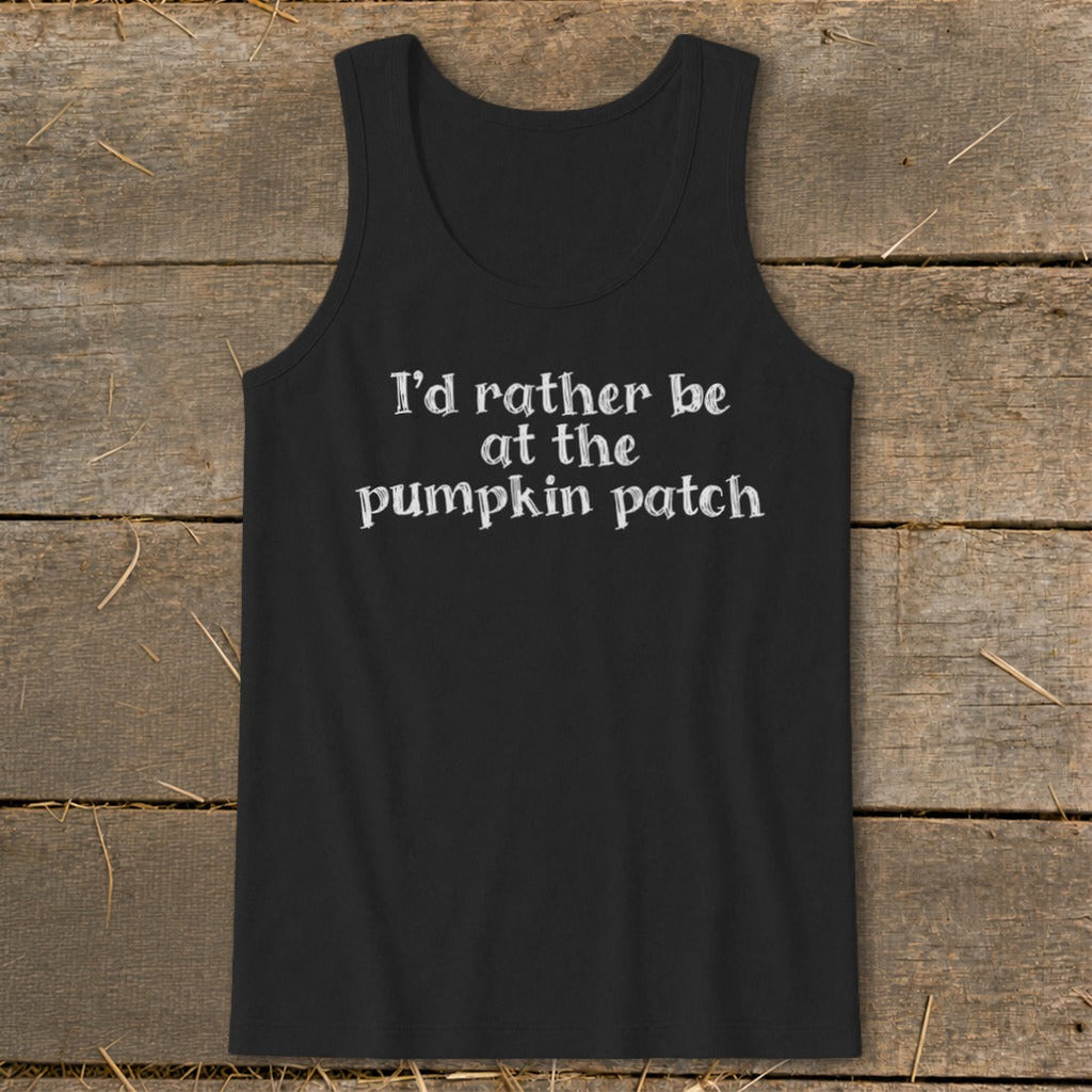 I'd Rather Be at the Pumpkin Patch Tank Top
