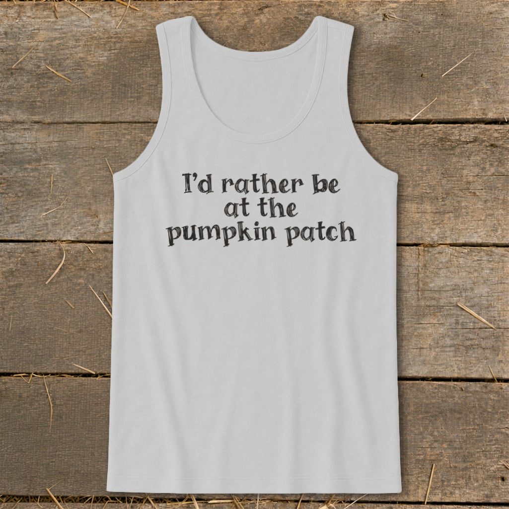 I'd Rather Be at the Pumpkin Patch Tank Top