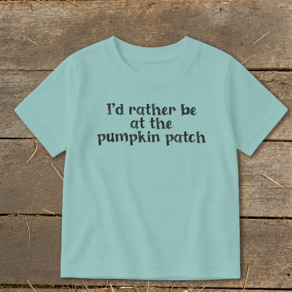 I'd Rather Be at the Pumpkin Patch Toddler Tee product image 10