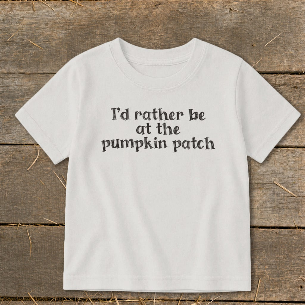 I'd Rather Be at the Pumpkin Patch Toddler Tee product image 2