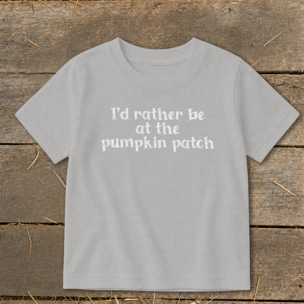 I'd Rather Be at the Pumpkin Patch Toddler Tee product image 3
