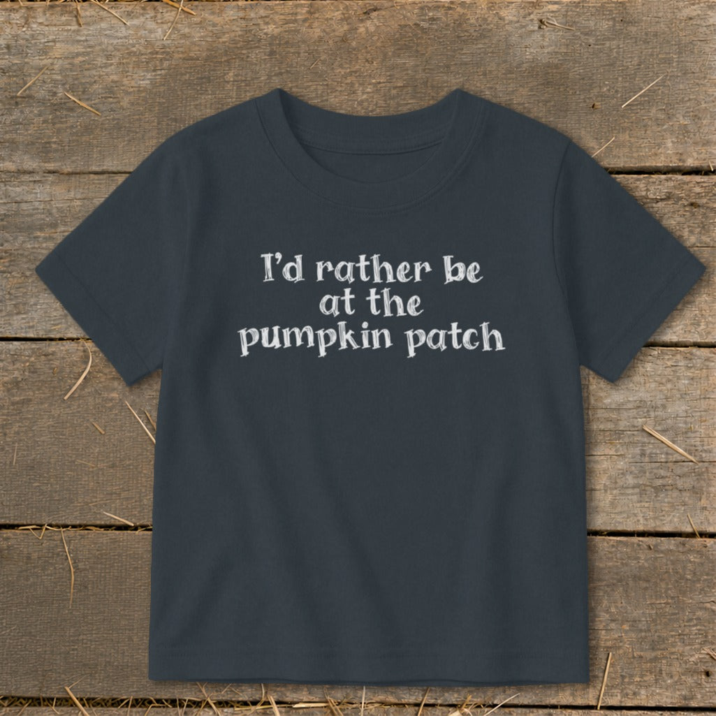 I'd Rather Be at the Pumpkin Patch Toddler Tee product image 4