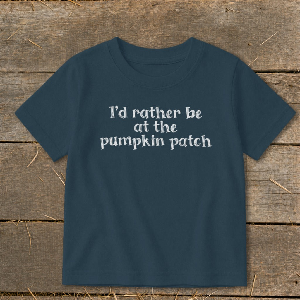 I'd Rather Be at the Pumpkin Patch Toddler Tee product image 5