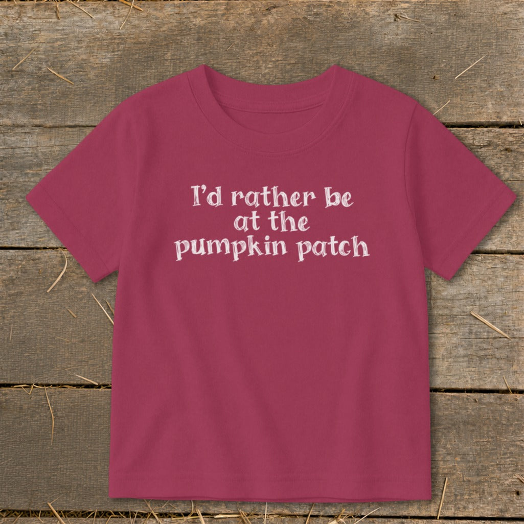 I'd Rather Be at the Pumpkin Patch Toddler Tee product image 6