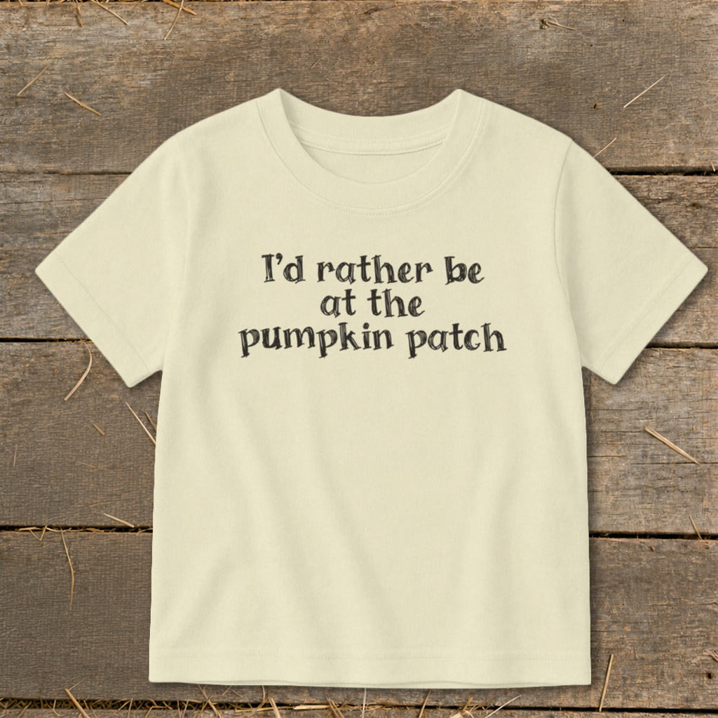 I'd Rather Be at the Pumpkin Patch Toddler Tee product image 8