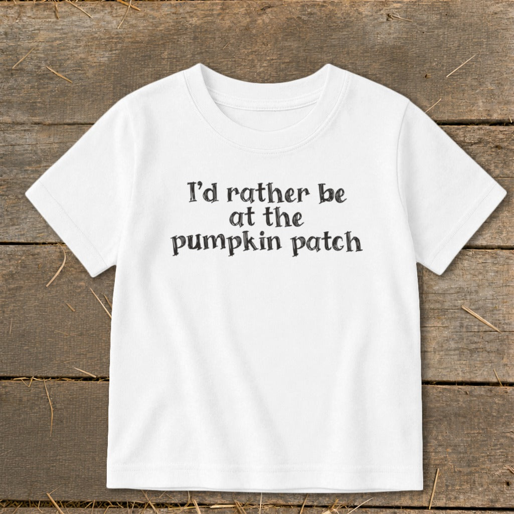 I'd Rather Be at the Pumpkin Patch Toddler Tee product image 1