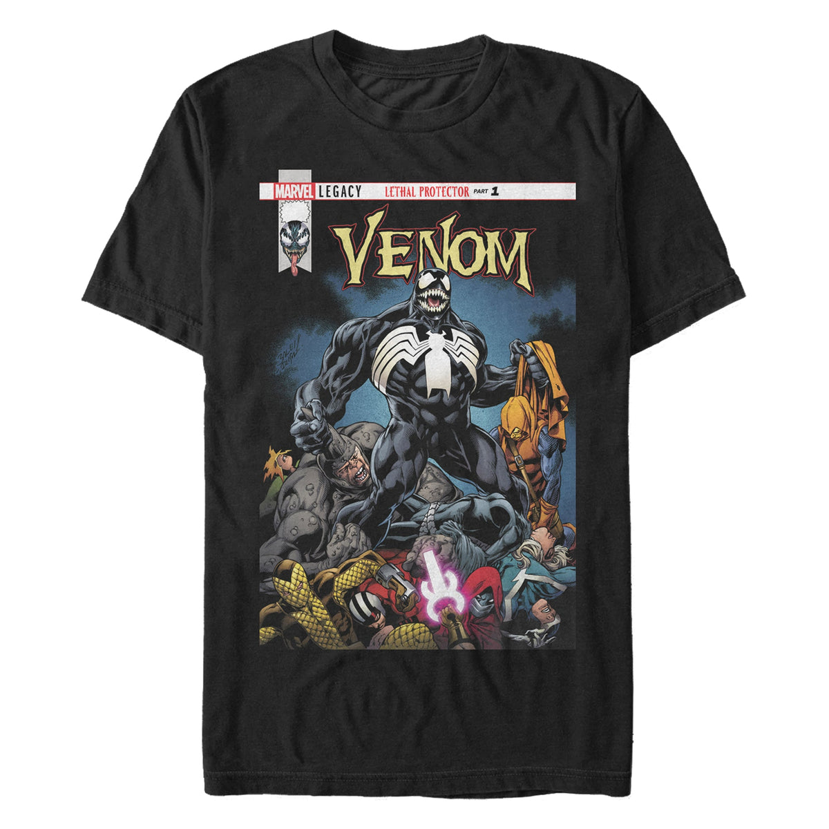Men's Marvel Venomized Cover T-Shirt