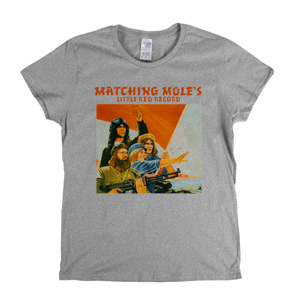 Matching Moles Little Red Record Womens T-Shirt product image 1