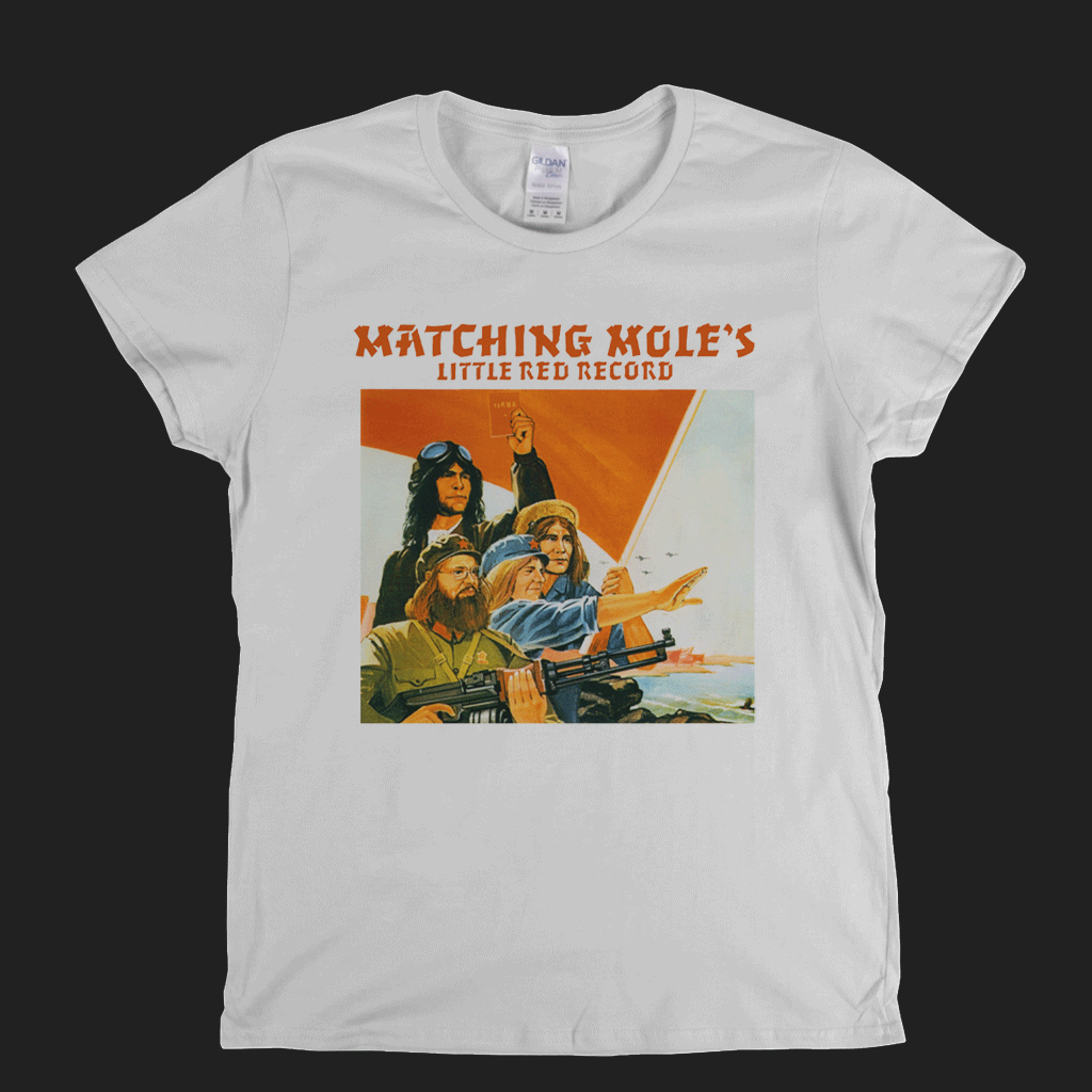 Matching Moles Little Red Record Womens T-Shirt product image 2