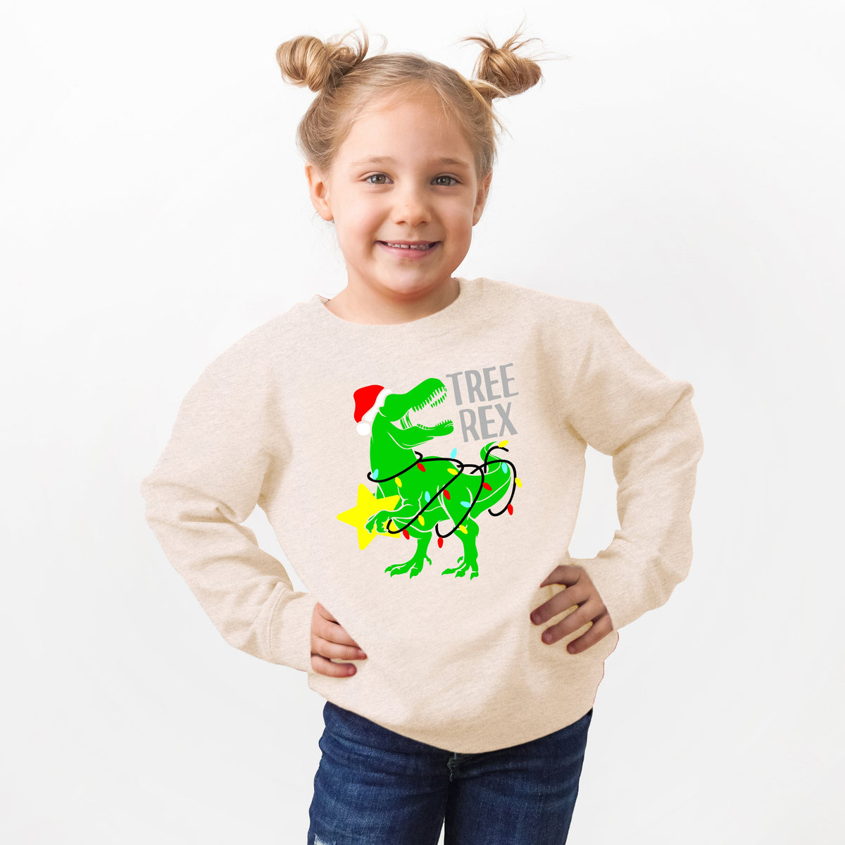 Tree Rex | Youth Ultra-Soft Graphic Sweatshirt product image 2