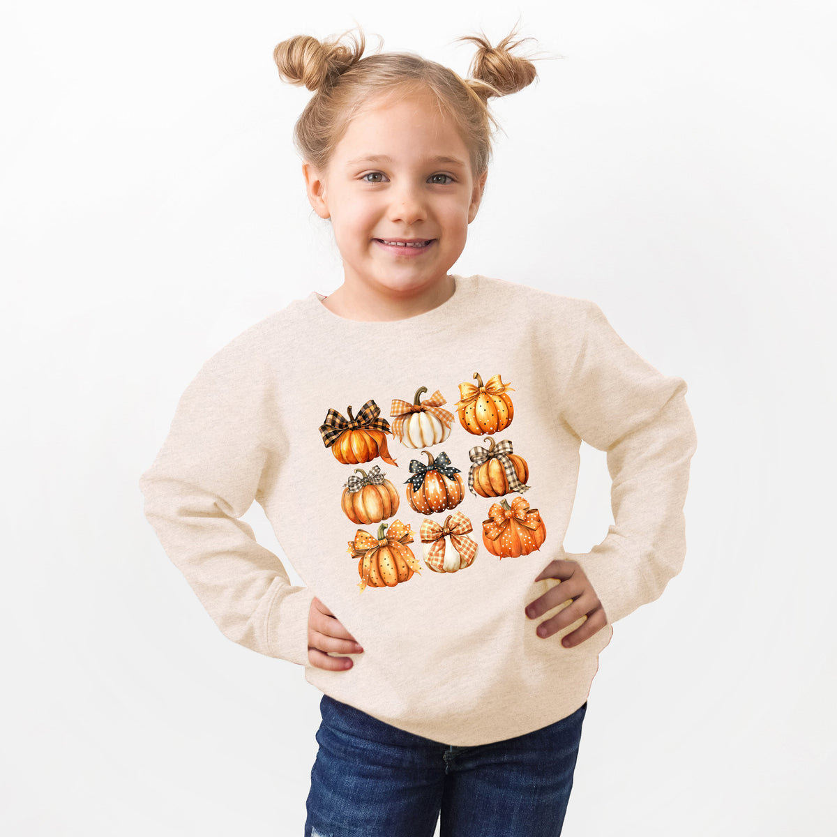 Coquette Fall Pumpkin Chart | Youth Ultra-Soft Graphic product image 2