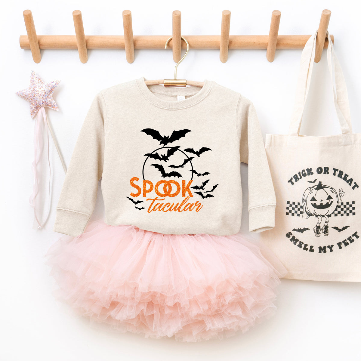 SpookTacular Glitter | Toddler Graphic Sweatshirt product image 1