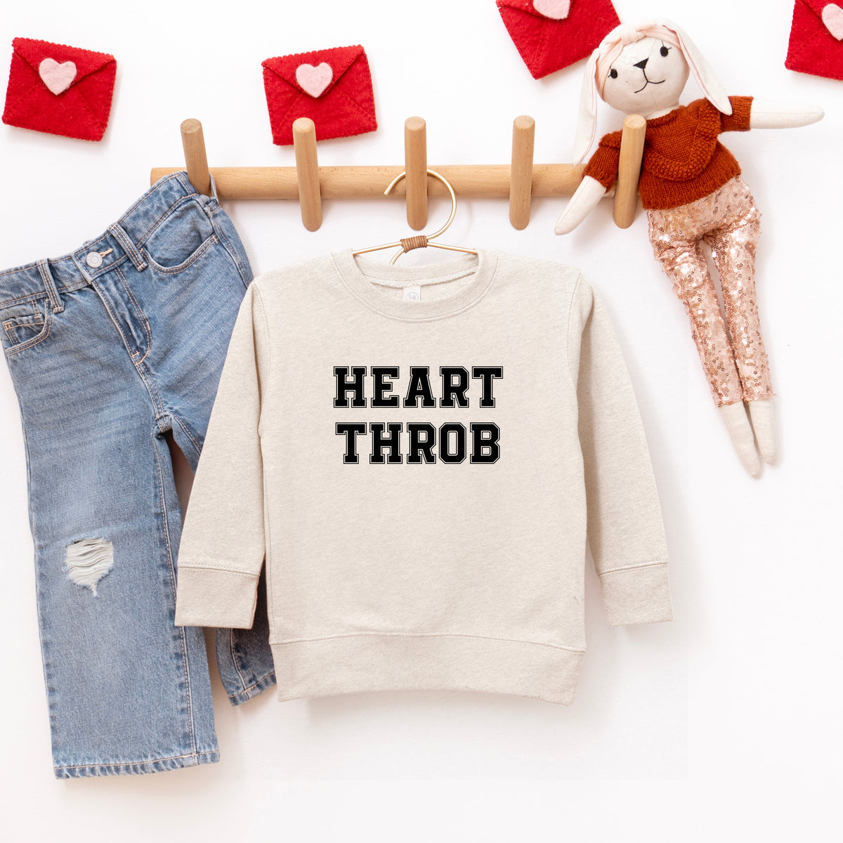 Heart Throb | Youth Graphic Sweatshirt product image 2