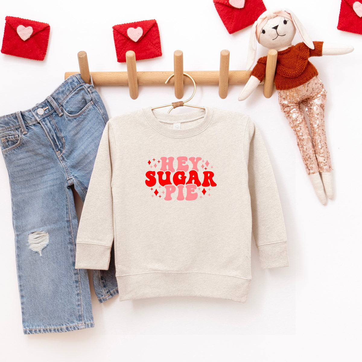 Hey Sugar Pie Stars | Youth Ultra-Soft Graphic Sweatshirt product image 1