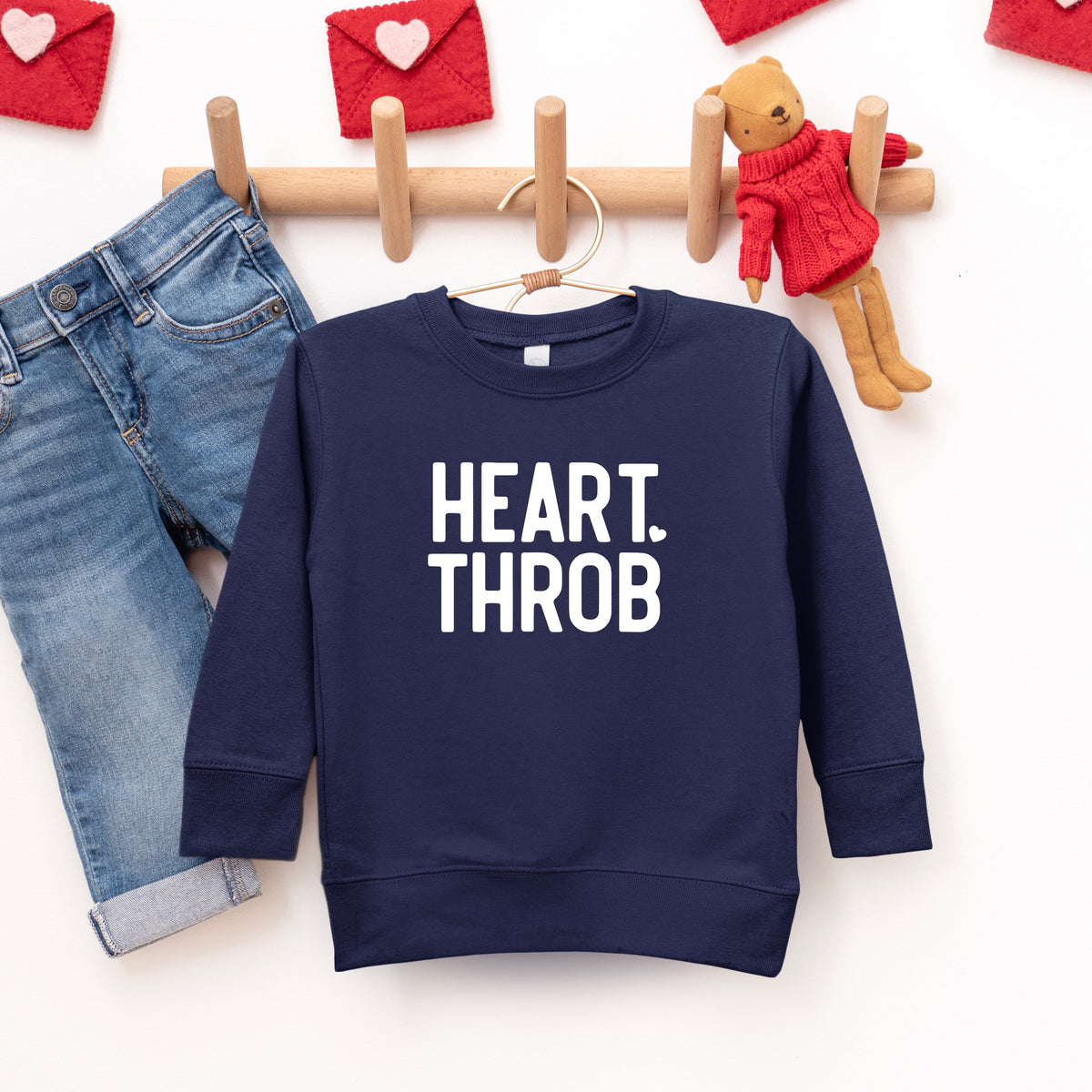 Heart Throb Small | Toddler Graphic Sweatshirt product image 1