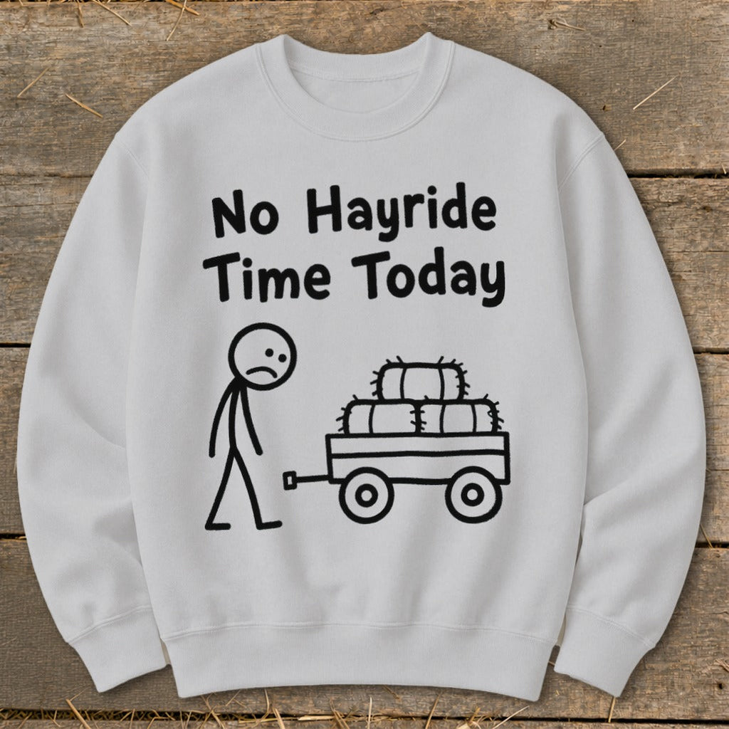 No Hayride Time Today Sweatshirt product image 3