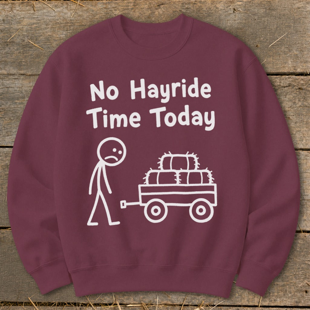 No Hayride Time Today Sweatshirt product image 5